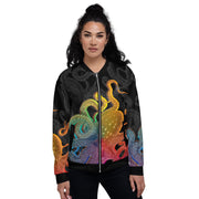Octopus Rainbow Unisex Bomber Jacket